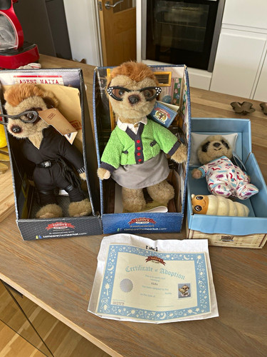Compare the meerkat toys - the,